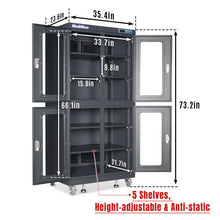 Load image into Gallery viewer, MechMaxx 1-10% RH Electronic Dry Cabinet 880L ESD Desiccator Cabinet Ultra-Low Humidity Storage, EDC880C