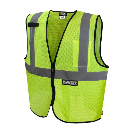 DeWalt Class 2 Economy Mesh Vest, Large, Green