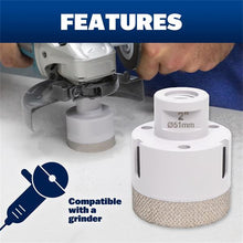 Load image into Gallery viewer, Marshalltown DTT20 2" (51mm) DIAMOND HOLE SAW FOR GRINDER (5/Pack)