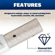 Load image into Gallery viewer, Marshalltown DTTM34 3/4" (20mm) DIAMOND MILL FOR GRINDER (10/Pack)