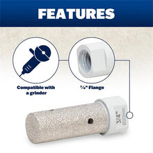 Load image into Gallery viewer, Marshalltown DTTM34 3/4" (20mm) DIAMOND MILL FOR GRINDER (10/Pack)