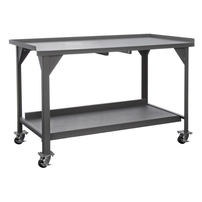 Durham DWBM-3060-BE-95 Mobile Workbench, Lips Up On 3 Sides, 60 X 30 X 39-13/16