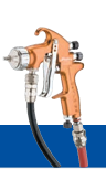 Binks ADV-P507-14 Advance Pressure Spraygun Kit HVLP