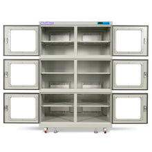 Load image into Gallery viewer, MechMaxx 1-10% RH Electronic Dry Cabinet 1430L ESD Desiccator Cabinet Ultra-Low Humidity Storage, White, EDC1430CW-6