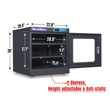 Load image into Gallery viewer, MechMaxx 1-10% RH Electronic Dry Cabinet 210L ESD Desiccator Cabinet Ultra-Low Humidity Storage, EDC210C