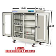 Load image into Gallery viewer, MechMaxx 20-60% RH Electronic Dry Cabinet 320L ESD Desiccator Cabinet Low Humidity Storage, White, EDC320AW