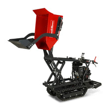 Load image into Gallery viewer, MechMaxx 1100lbs Capacity E-Start 10HP 302cc Gas Engine Tracked Dumper Hydraulic Tipping and Lifting with Front Shovel, D50HTFL