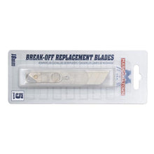 Load image into Gallery viewer, Marshalltown E183 18MM Break Off Repl. Blades (5 blade pack)