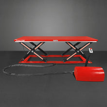 Load image into Gallery viewer, MechMaxx Stationary Electric Hydraulic Parallel Double Scissor Lift Table 6600lb Capacity, 112.9" x 39.4"Platform, 34.3"Lift Height, UL Certified Motor, ELT66P