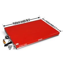 Load image into Gallery viewer, MechMaxx 8800lbs Capacity Stationary Hydraulic Lift Table, 66.9" x 47.2" Platform, 43.3" Height, UL Certified Motor, ELT88
