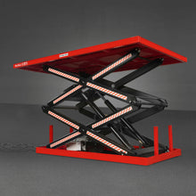 Load image into Gallery viewer, MechMaxx 2200 lbs Capacity Stationary Powered Hydraulic Double Scissor Lift Table, 86.6" x 51.2" Platform, 94.5" Lift Height, UL Certified Motor, ELTD22L