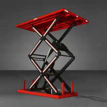 Load image into Gallery viewer, MechMaxx 2200 lbs Capacity Stationary Powered Hydraulic Double Scissor Lift Table, 86.6" x 51.2" Platform, 94.5" Lift Height, UL Certified Motor, ELTD22L