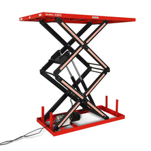 Load image into Gallery viewer, MechMaxx 2200 lbs Capacity Stationary Powered Hydraulic Double Scissor Lift Table, 86.6" x 51.2" Platform, 94.5" Lift Height, UL Certified Motor, ELTD22L