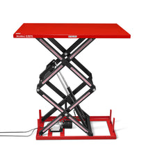 Load image into Gallery viewer, MechMaxx 2200 lbs Capacity Stationary Powered Hydraulic Double Scissor Lift Table, 86.6" x 51.2" Platform, 94.5" Lift Height, UL Certified Motor, ELTD22L