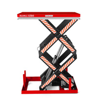 Load image into Gallery viewer, MechMaxx 4400lbs Capacity Stationary Electric Hydraulic Double Scissor Lift Table, 51.2" x 33.5" Platform, 70.1" Lift Height, UL Certified Motor, ELTD44