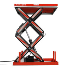 Load image into Gallery viewer, MechMaxx 4400lbs Capacity Stationary Electric Hydraulic Double Scissor Lift Table, 51.2" x 33.5" Platform, 70.1" Lift Height, UL Certified Motor, ELTD44