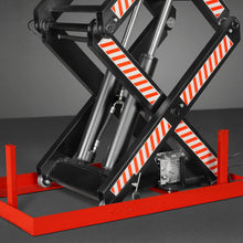 Load image into Gallery viewer, MechMaxx 4400lbs Capacity Stationary Electric Hydraulic Double Scissor Lift Table, 51.2" x 33.5" Platform, 70.1" Lift Height, UL Certified Motor, ELTD44