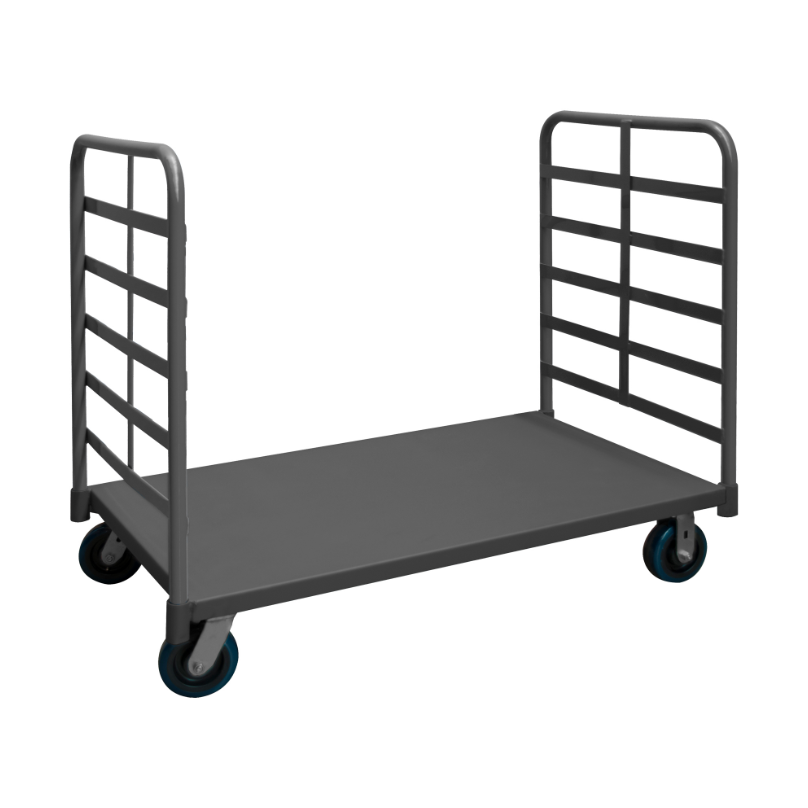 Durham EPT2RH30726PU95 Platform Truck, 2 Removable Handles, 3600 Lbs. Capacity, 30 X 72