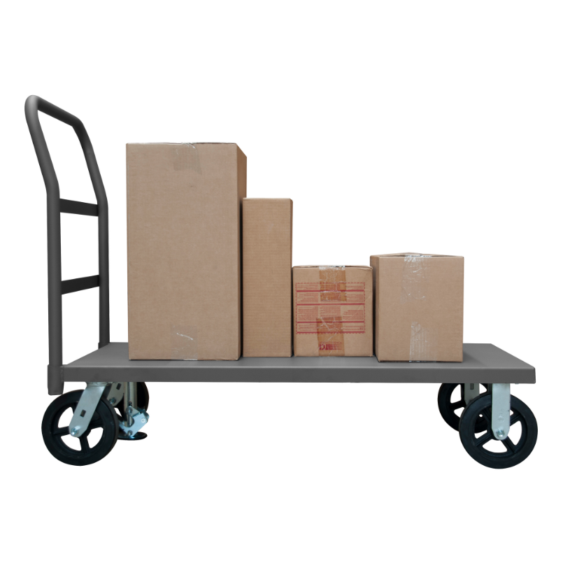 Durham EPTFL24608MR95 Platform Truck, Floor Lock, 2400 Lbs. Capacity, 24 X 60