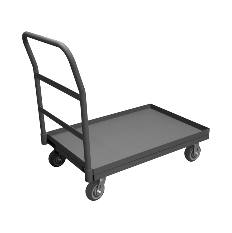 Durham EPTLU36485PU95 Platform Truck, Lips Up, 1400 Lbs. Capacity, 36 X 48