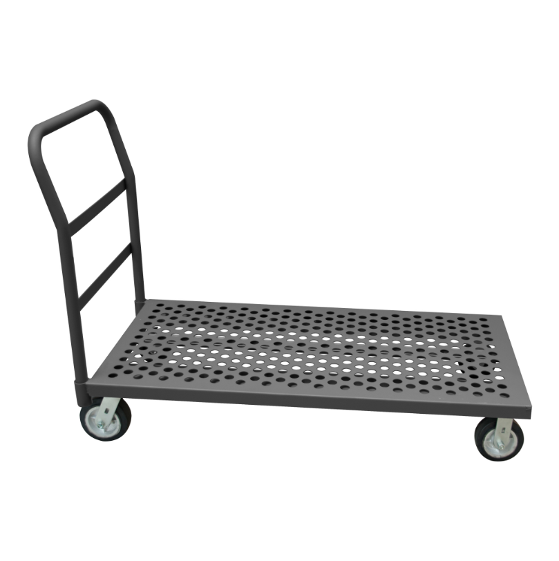 Durham EPTP24488PN95 Platform Truck, Perforated Deck, 1000 Lbs. Capacity, 24 X 48