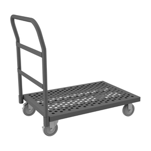 Durham EPTP24365PU95 Platform Truck, Perforated Deck, 1400 Lbs. Capacity, 24 X 36