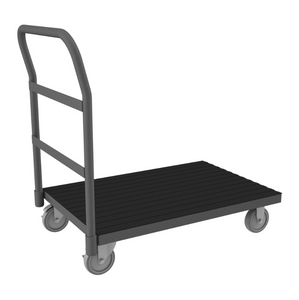 Durham EPTRM24365PU95 Platform Truck, Non-Slip Mat, 1400 Lbs. Capacity, 24 X 36