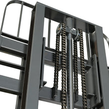 Load image into Gallery viewer, MechMaxx 2640lbs Electric Straddle Stacker, 118" Lift, Adjustable Legs &amp; Forks, F26-118SLA