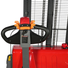 Load image into Gallery viewer, MechMaxx 2640lbs Electric Straddle Stacker, 98" Lift, Adjustable Legs &amp; Forks, F26-98SLA