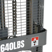 Load image into Gallery viewer, MechMaxx 2640lbs Lithium-ion Electric Straddle Stacker, 98" Lift, Adjustable Legs &amp; Forks, F26-98S