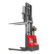 Load image into Gallery viewer, MechMaxx 2640lbs Lithium-ion Electric Straddle Stacker, 98" Lift, Adjustable Legs &amp; Forks, F26-98S