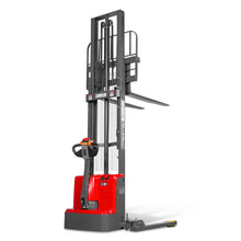 Load image into Gallery viewer, MechMaxx 3300lbs Lithium-ion Electric Straddle Stacker, 118" Lift, Adjustable Legs &amp; Forks, F33-118S
