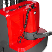 Load image into Gallery viewer, MechMaxx 3300lbs Lithium-ion Electric Straddle Stacker, 118" Lift, Adjustable Legs &amp; Forks, F33-118S