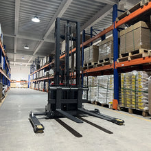Load image into Gallery viewer, MechMaxx 3300lbs Lithium-ion Electric Straddle Stacker, 118" Lift, Adjustable Legs &amp; Forks, F33-118S