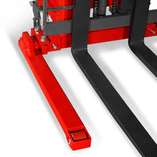 Load image into Gallery viewer, MechMaxx 3300lbs Semi-Electric Straddle Stacker, 138" Lift, Adjustable Legs &amp; Forks, S33-138S