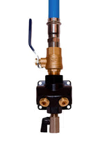 Load image into Gallery viewer, RapidAir FC1024V ComPRESSed Rigid Pipe Multiport Wall Outlet With Shutoff Has Bottom Moisture Drain - Top Inlet 3/4" Size Female (4x) 1/2" NPT W/ Shoutoff and - image 2