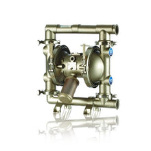 Load image into Gallery viewer, Graco FD2111 SaniForce 1590, 1.5" Food Grade SST Pneumatic Diaphragm Pump, SS Center, SS Seats, PT Balls, PT Diaphragms
