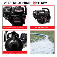 Load image into Gallery viewer, Simpson SCP71009 2" Chemical Pump, 195 GPM, CRX® 210 Gas Engine, Portable Agricultural Chemical Transfer Pump, 49-State