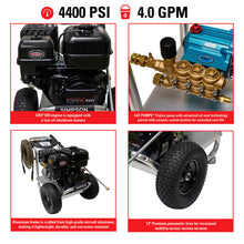 Load image into Gallery viewer, Simpson Aluminum Series ALH4440 4400 PSI @ 4.0 GPM CRX® 420 CAT PUMPS® Triplex Cold Water Gas Pressure Washer, 49-State