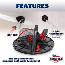 Load image into Gallery viewer, Marshalltown FRSHC Wal-Board Folding Radial Sander (4/Pack)