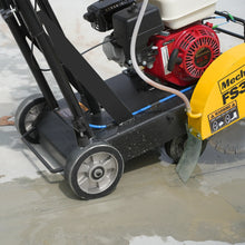 Load image into Gallery viewer, MechMaxx Honda GX160 Walk-Behind Concrete Floor Saw, 14 in Blade, 4 in Cutting Depth, FS350H