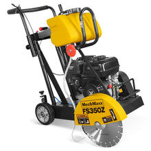 Load image into Gallery viewer, MechMaxx 5.8 HP Walk-Behind Concrete Floor Saw, 14 in Blade, 4 in Cutting Depth, FS350Z