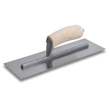 Load image into Gallery viewer, Marshalltown FT363 14 X 4 Finishing Trowel Curved Wood Handle (4/Pack)
