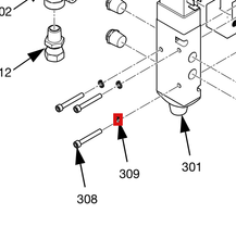 Load image into Gallery viewer, Graco GC2107 Washer,lock,spring,#8 - highlighted in parts diagram