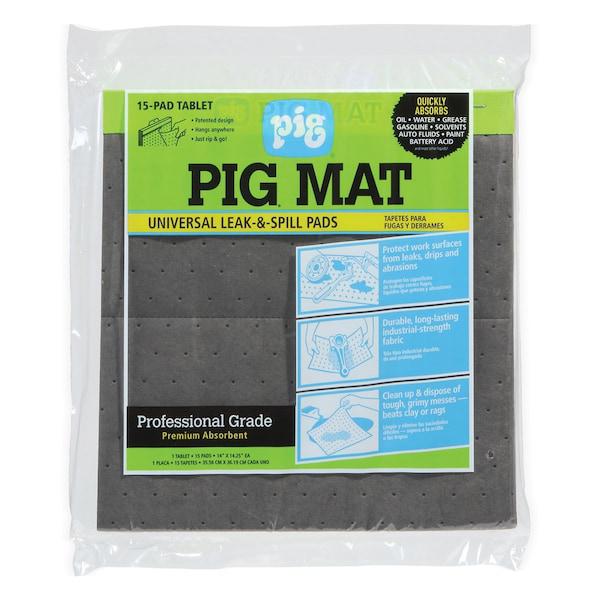 Pig Universal Light-Weight Absorbent Mat Tablet, 14