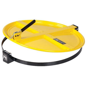 Pig Latching Drum Lid For 55 Gallon Drum, Yellow