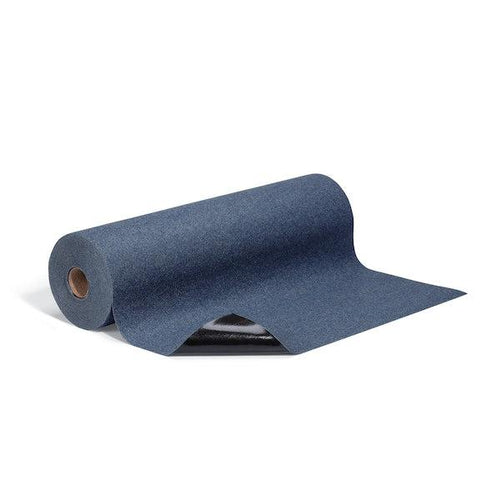 Adhesive-Backed Grippy Mat, Denim, 25 ft L