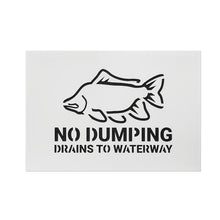 Load image into Gallery viewer, Storm Drain Stencil, White, PK3