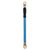 Load image into Gallery viewer, Shock Absorbing Lanyard, 3 ft., 310 lbs., one person Weight Capacity, Blue and Black