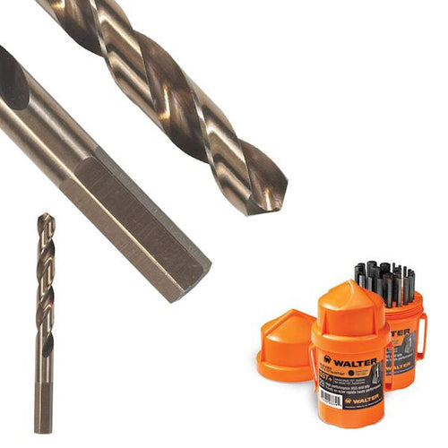 Walter 118 Deg. Jobber Length Drill Bit, Drill Bit Size: 7/32
